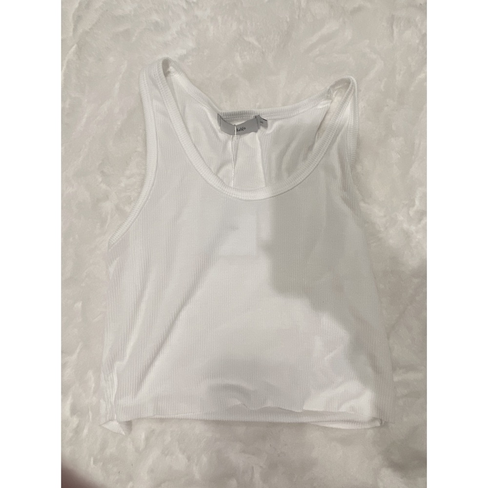 White crop top